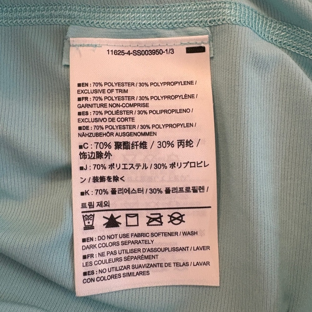 Arc’teryx Women’s Large Phasic SL Lightweight Running Hiking T-Shirt Aqua - Picture 6 of 6